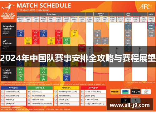 2024年中国队赛事安排全攻略与赛程展望